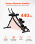 VEVOR AB Workout Machine Equipment Home Gym Core Abdominal Trainers Dual-track