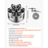 6 Inch 6 Jaw Self Centering Lathe Chuck D1-4 Cam Lock Back Plate