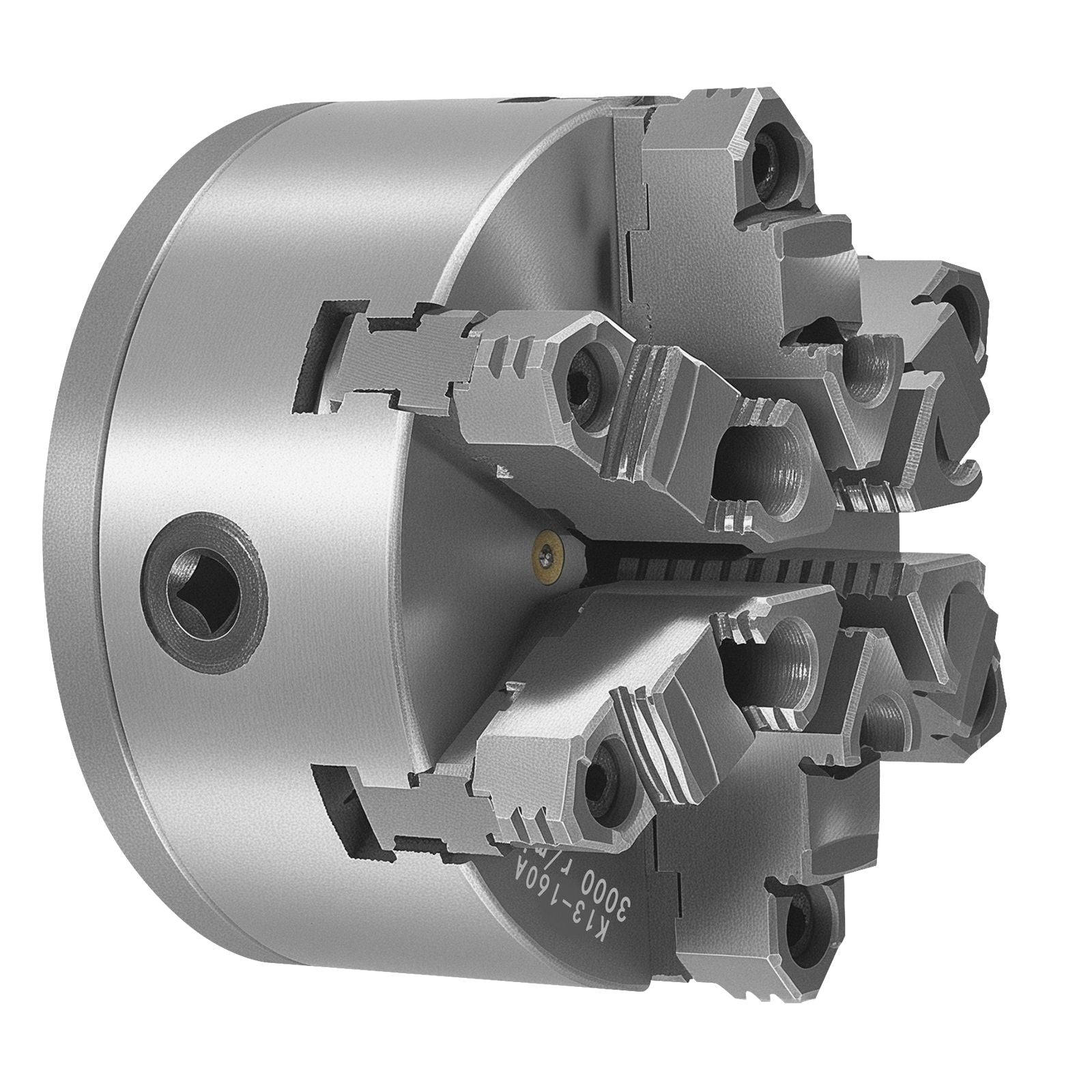 6 Inch 6 Jaw Self Centering Lathe Chuck D1-4 Cam Lock Back Plate