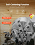 6-Jaw Lathe Chuck, 6 Inch (160 mm), Self-Centering Chuck with D1-4 Cam Lock Backing Plate, 0.12-5.71 in (3-145 mm) Clamping Range with T-wrench Screws, HT300 Material, for Wood Metal Lathe
