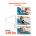 Stainless Steel Pool Handrail 137x81cm Heavy Duty Swimming Pool Safety Rail