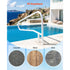 Stainless Steel Pool Handrail 137x81cm Heavy Duty Swimming Pool Safety Rail