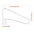 Stainless Steel Pool Handrail 137x81cm Heavy Duty Swimming Pool Safety Rail