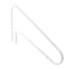 Pool Rail, 137.1 x 81.3 cm Pool Handrail, 100kg Load Capacity Heavy Duty Stainless Steel Swimming Handrail, Seamless Welding, Recessed or Base Mount, for Poolside, Water Parks, Spa Centers