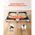 Fridge Stand Mobile Base, 1200 lbs Load Capacity, Washing Machine Stand with 8 Locking Twin Wheels and 4 Brakes, 23-36.6 Inches Adjustable Furniture Dolly for Washer, Refrigerator and Dryer