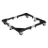 Fridge Stand Mobile Base, 1200 lbs Load Capacity, Washing Machine Stand with 8 Locking Twin Wheels and 4 Brakes, 23-36.6 Inches Adjustable Furniture Dolly for Washer, Refrigerator and Dryer