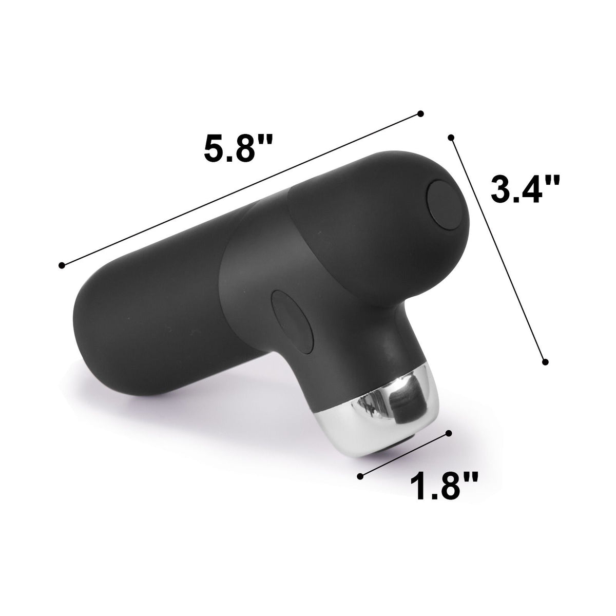 Mini Deep Tissue Massage Gun 4 Speeds 4 Heads Percussion Muscle Massager