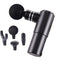 Massage Gun Deep Tissue, Percussion Muscle Massager for Athletes - with 4 Speed Levels & 4 Massage Heads, 12V 2500mAh Batteries, Handheld Electric Massage Gun for Pain Relief, Muscle Relaxation