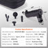Massage Gun Deep Tissue, Percussion Muscle Massager for Athletes - with 4 Speed Levels & 4 Massage Heads, 12V 2500mAh Batteries, Handheld Electric Massage Gun for Pain Relief, Muscle Relaxation