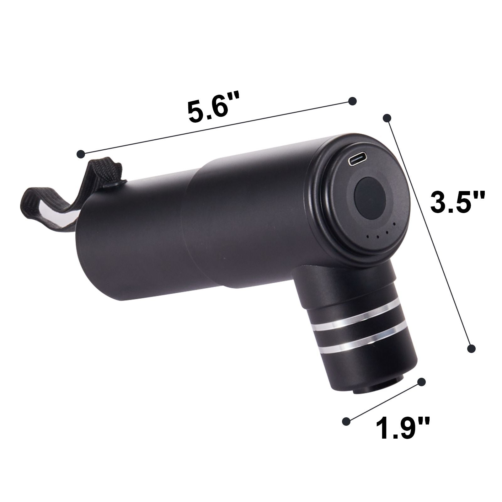 Massage Gun Deep Tissue, Percussion Muscle Massager for Athletes - with 4 Speed Levels & 4 Massage Heads, 12V 2500mAh Batteries, Handheld Electric Massage Gun for Pain Relief, Muscle Relaxation