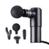 Massage Gun Deep Tissue, Percussion Muscle Massager for Athletes - with 4 Speed Levels & 4 Massage Heads, 12V 2500mAh Batteries, Handheld Electric Massage Gun for Pain Relief, Muscle Relaxation