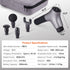 Massage Gun Deep Tissue, Percussion Muscle Massager for Athletes - with 6 Speed Levels & 4 Massage Heads, 12V 2500mAh Batteries, Handheld Electric Massage Gun for Pain Relief, Muscle Relaxation