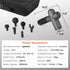 Massage Gun Deep Tissue, Percussion Muscle Massager for Athletes - with 8 Speed Levels & 6 Massage Heads, 24V 2500mAh Batteries, Handheld Electric Massage Gun for Pain Relief, Muscle Relaxation