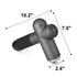 Massage Gun Deep Tissue, Percussion Muscle Massager for Athletes - with 8 Speed Levels & 6 Massage Heads, 24V 2500mAh Batteries, Handheld Electric Massage Gun for Pain Relief, Muscle Relaxation