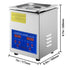 Ultrasonic Cleaner 2L Jewelry Cleaning with Digital Timer Ultrasonic Cleaning Machine for Jewellery Rings Watches Eyeglasses Dentures Coins Metal Parts Commercial and Home Use