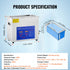 6L Digital Ultrasonic Cleaner Stainless Steel Heated Sonic Cleaning Machine