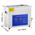 6L Digital Ultrasonic Cleaner Stainless Steel Heated Sonic Cleaning Machine
