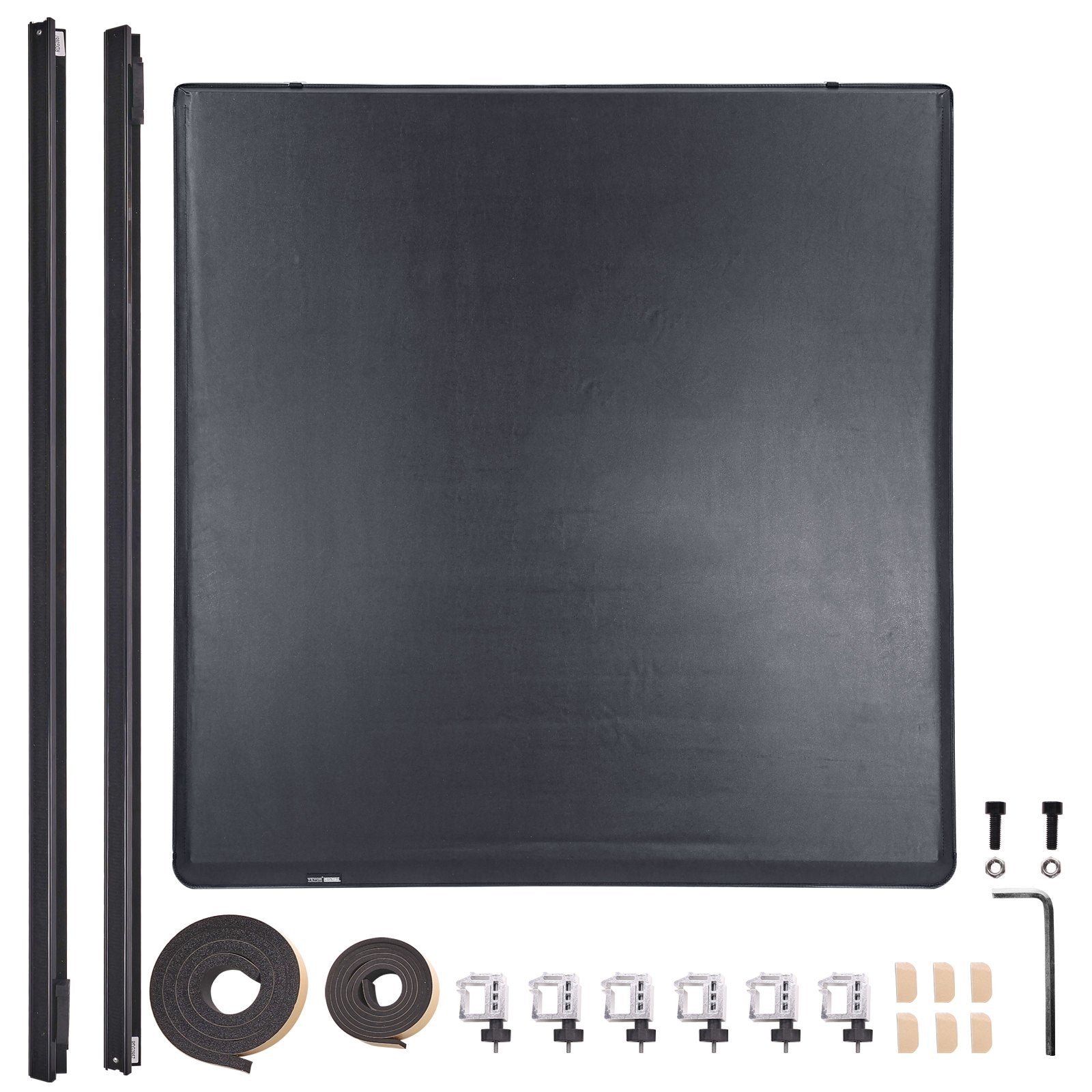 Truck Bed Cover, Roll Up Truck Bed Tonneau Cover, Compatible with 2002-2018 Dodge Ram 1500, 2003-2024 2500 3500, 2019-2024 Classic, for 6.4 x 5.5 ft Bed, Soft PVC material, Roll Up Tonneau Cover