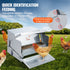 Automatic Chicken Feeder Galvanized Steel Poultry Feeder 25 lb 10 Chickens