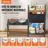 VEVOR Pet Feeding Station with Storage Dog Food & Toy Organizer Raised Dog Bowls