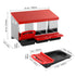 3 Compartment Chicken Nesting Box Galvanized Roll Away Egg Laying Box