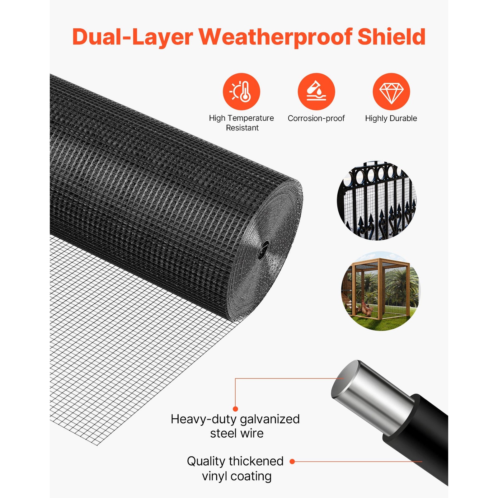 61cm x 15.2m Hardware Cloth 1/2