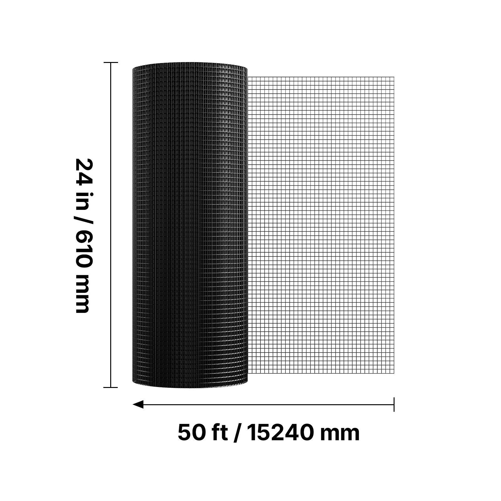 61cm x 15.2m Hardware Cloth 1/2