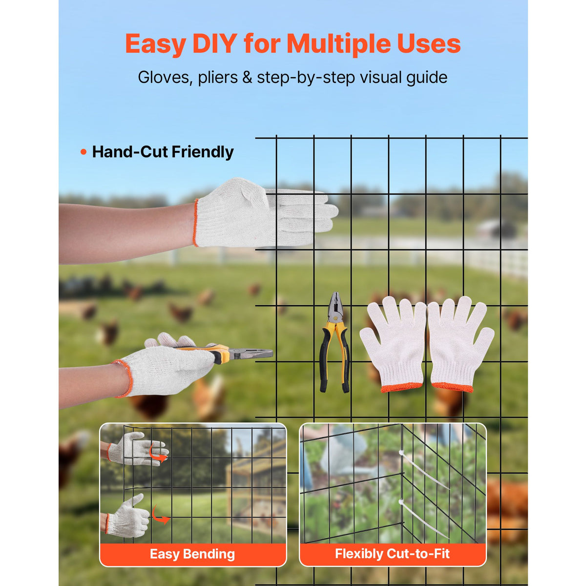 36in x 25ft Hardware Cloth Wire Mesh 16 Gauge Galvanized Garden Fence