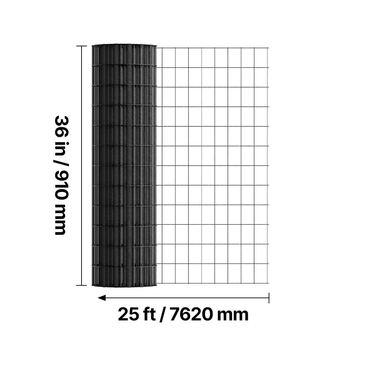 36in x 25ft Hardware Cloth Wire Mesh 16 Gauge Galvanized Garden Fence