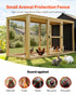 Hardware Cloth 91cm x 7.62m, 2 x 3 in Mesh 16 Gauge Galvanized Wire Mesh Roll, Weather-Resistant Vinyl Coated Chicken Wire Fencing, Heavy Duty Welded Garden Plant Fencing for Rabbit Cage Snake