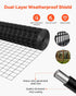 Hardware Cloth 91cm x 7.62m, 2 x 3 in Mesh 16 Gauge Galvanized Wire Mesh Roll, Weather-Resistant Vinyl Coated Chicken Wire Fencing, Heavy Duty Welded Garden Plant Fencing for Rabbit Cage Snake