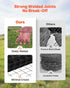 Hardware Cloth 91cm x 7.62m, 2 x 3 in Mesh 16 Gauge Galvanized Wire Mesh Roll, Weather-Resistant Vinyl Coated Chicken Wire Fencing, Heavy Duty Welded Garden Plant Fencing for Rabbit Cage Snake