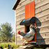 Automatic Chicken Coop Door, Battery Powered Chicken Coop Door with Timer & Manual Setting, Anti-Pinch Security, Durable Aluminum Alloy, Chick Run Gate Opener with Waterproof Sealing, Orange