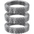 Razor Wire Razor Barbed Wire 147ft 3Rolls Razor Wire Fencing Double Spiral