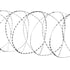 Razor Wire Razor Barbed Wire 147ft 3Rolls Razor Wire Fencing Double Spiral