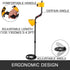 Metal Detector Waterproof Disc Metal detectors Underwater Underground high Accuracy LCD Display Metal Detector for Adults and Children Headphone Automatic Detector (Yellow 3010)
