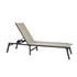 Outdoor Chaise Lounge Chair, 181 kg Weight Capacity, Foldable Sun Tanning Chair, 5 Adjustable Positions, Easy Assembly, Heavy Duty Aluminum Pool Recliner Lounge Chairs, for Beach Yard Patio