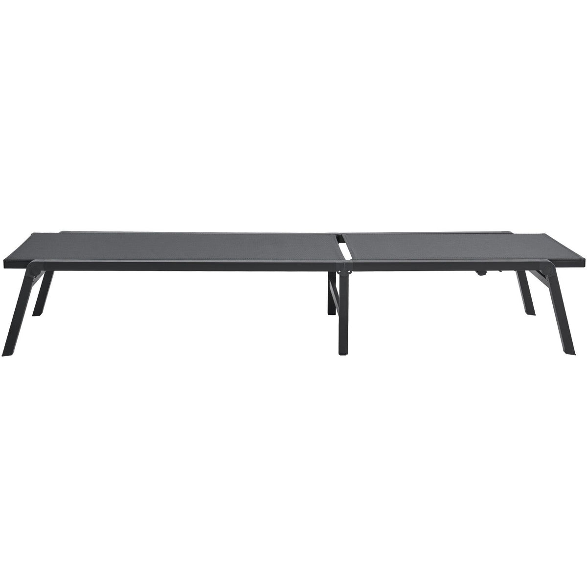 2pc Outdoor Aluminium Chaise Lounge Chair 5-Position Adjustable Patio Set