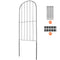 Garden Fence, No Dig Fence 61 x 33 cm Animal Barrier Fence, Underground Decorative Garden Fencing with 5.08 cm Spike Spacing, Metal Dog Fence for the Yard and Outdoor Patio, 28 Pack