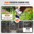 Garden Fence, No Dig Fence 61 x 33 cm Animal Barrier Fence, Underground Decorative Garden Fencing with 5.08 cm Spike Spacing, Metal Dog Fence for the Yard and Outdoor Patio, 28 Pack