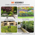 Garden Fence, No Dig Fence 61 x 33 cm Animal Barrier Fence, Underground Decorative Garden Fencing with 5.08 cm Spike Spacing, Metal Dog Fence for the Yard and Outdoor Patio, 28 Pack
