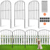 Garden Fence, No Dig Fence 61 x 33 cm Animal Barrier Fence, Underground Decorative Garden Fencing with 5.08 cm Spike Spacing, Metal Dog Fence for the Yard and Outdoor Patio, 28 Pack