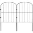 Garden Fence, No Dig Fence 61 x 33 cm Animal Barrier Fence, Underground Decorative Garden Fencing with 5.08 cm Spike Spacing, Metal Dog Fence for the Yard and Outdoor Patio, 28 Pack
