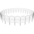 Garden Fence, No Dig Fence 61 x 33 cm Animal Barrier Fence, Underground Decorative Garden Fencing with 5.08 cm Spike Spacing, Metal Dog Fence for the Yard and Outdoor Patio, 28 Pack