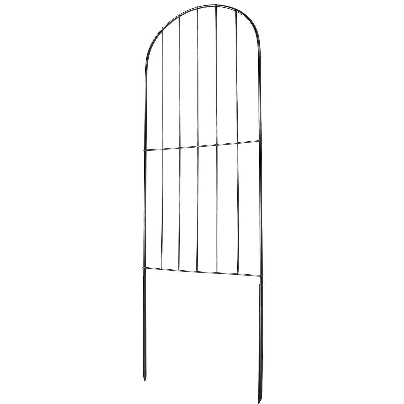 Garden Fence, No Dig Fence 61 x 33 cm Animal Barrier Fence, Underground Decorative Garden Fencing with 5.08 cm Spike Spacing, Metal Dog Fence for the Yard and Outdoor Patio, 28 Pack