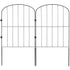 Garden Fence, No Dig Fence 61 x 33 cm Animal Barrier Fence, Underground Decorative Garden Fencing with 5.08 cm Spike Spacing, Metal Dog Fence for the Yard and Outdoor Patio, 28 Pack