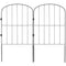 Garden Fence, No Dig Fence 61 x 33 cm Animal Barrier Fence, Underground Decorative Garden Fencing with 5.08 cm Spike Spacing, Metal Dog Fence for the Yard and Outdoor Patio, 10 Pack