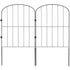 Garden Fence, No Dig Fence 61 x 33 cm Animal Barrier Fence, Underground Decorative Garden Fencing with 5.08 cm Spike Spacing, Metal Dog Fence for the Yard and Outdoor Patio, 10 Pack