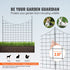 Garden Fence, 75×93 cm Animal Barrier Fence, Underground Decorative Garden Fencing with 6.38 cm Spike Spacing, Metal Dog Fence for the Yard and Outdoor Patio, 5 Pack