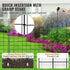 Garden Fence, 75×93 cm Animal Barrier Fence, Underground Decorative Garden Fencing with 6.38 cm Spike Spacing, Metal Dog Fence for the Yard and Outdoor Patio, 5 Pack